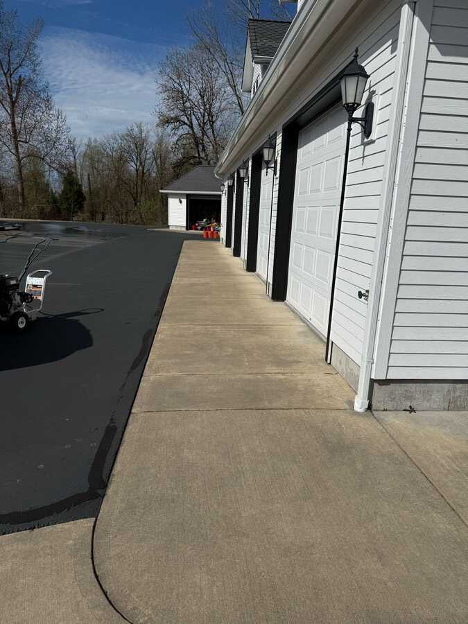 Clean exterior concrete